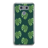 Monstera leaves: LG G6 Transparant Hoesje