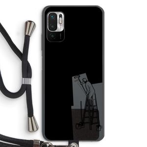 Musketon Painter: Xiaomi Redmi Note 10 5G Transparant Hoesje met koord