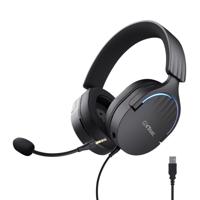 Trust GXT 490 FAYZO Headset Bedraad Hoofdband Gamen USB Type-A Zwart - thumbnail