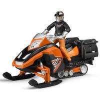 bruder bworld Sneeuwscooter met bestuurder en accessoires modelvoertuig 63101 - thumbnail