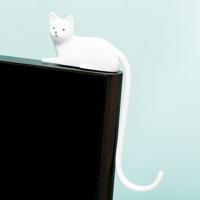 Kattenstaart haakje - Wit