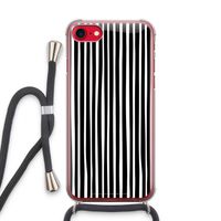 Stripes: iPhone SE 2020 Transparant Hoesje met koord