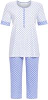 Katoenen pyjama zeesterren blauw