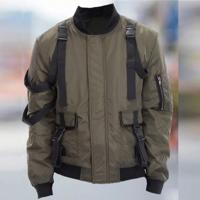 Men's Olive Green Tactical Somber Jacket | Padded Winter Streetwear Olive Green / XXL