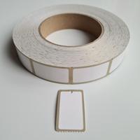 Hangetiket op rol 25x42 mm GOUDrand 1000