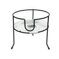 Standaard voor limonade/drankdispenser - zwart - d19 x h19 cm