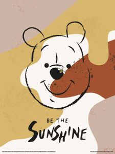 Winnie the Pooh Be the Sunshine Art Print 30x40cm