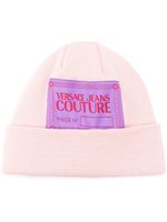 Versace Jeans Couture bonnet à patch logo - Rose - thumbnail