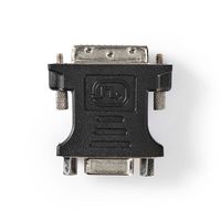 DVI - VGA-Adapter | DVI-D 24+1-Pins Male - VGA Female | Zwart