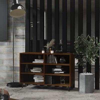 Dressoir 103,5x35x70 cm bewerkt hout bruin eikenkleur