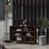 Dressoir 103,5x35x70 cm bewerkt hout bruin eikenkleur - thumbnail