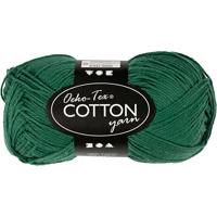 Creativ Company Katoengaren, donkergroen, 50gr, 170m