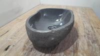 Rivierstenen waskom RL250321, 52x36x15 cm