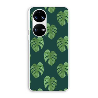 Monstera leaves: Huawei P50 Transparant Hoesje