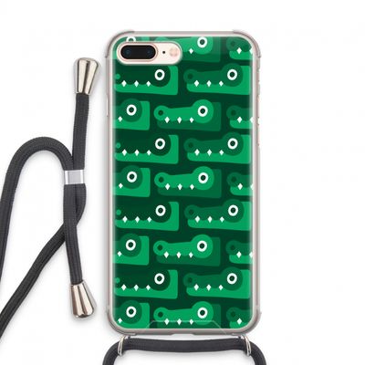 Crocs: iPhone 7 PLUS Transparant Hoesje met koord