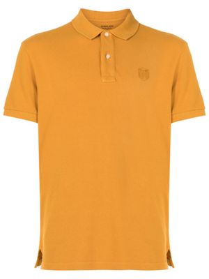 Osklen polo à logo en caoutchouc - Jaune
