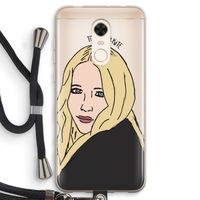 Mary Kate: Xiaomi Redmi 5 Transparant Hoesje met koord