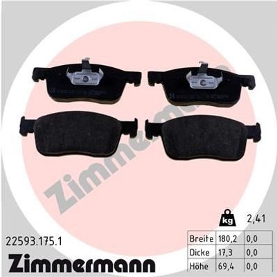 Remblokkenset, schijfrem 225931751