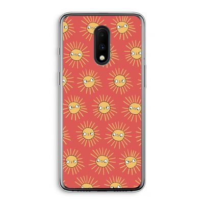 Zon: OnePlus 7 Transparant Hoesje