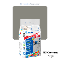 Mapei | Ultracolor Plus | 113 Cement Grijs | Cementgebonden | Voegmiddel | 5KG