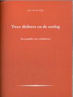 Twee dichters en de oorlog (Paperback)