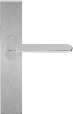 Formani deurkruk Bertram Beerbaum TENSE BB102P236SFC op schild blind - mat RVS