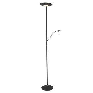 Steinhauer Vloerlamp met leeslampjeZenith 2-lichts zwart - 7972ZW
