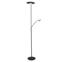 Steinhauer Vloerlamp met leeslampjeZenith 2-lichts zwart - 7972ZW