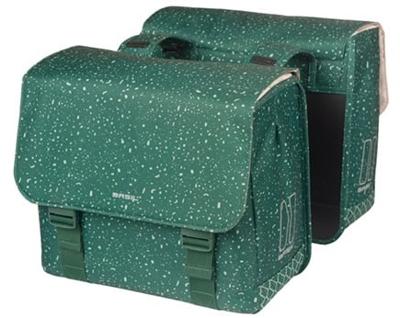 Basil Dubbele fietstas flair 35 liter - groen