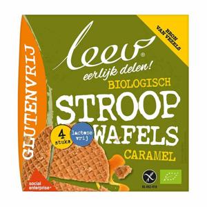 Leev Caramel stroopwafel glutenvrij bio
