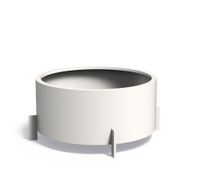 Aluminium plantenbak Drum 120x60cm. op=op