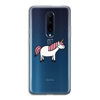 Eenhoorn: OnePlus 7 Pro Transparant Hoesje