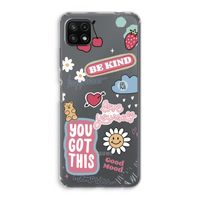 Positivity: Samsung Galaxy A22 5G Transparant Hoesje