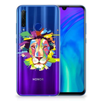 Honor 20 Lite Telefoonhoesje met Naam Lion Color Honor 20 Lite Telefoonhoesje met Naam Lion Color