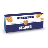 Jules Destrooper Natuurboterwafels - "Bedankt! / Merci!" - 100g x 2