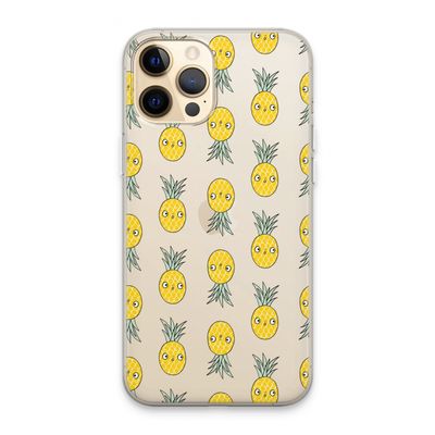 Ananas: iPhone 13 Pro Max Transparant Hoesje
