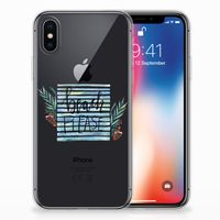 Apple iPhone X | Xs Telefoonhoesje met Naam Boho Beach