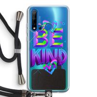 Be Kind: Huawei P20 Lite (2019) Transparant Hoesje met koord