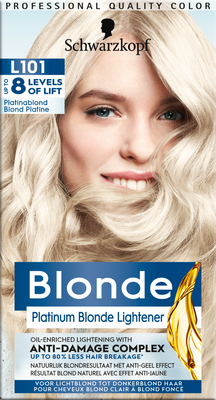 Schwarzkopf Blonde L101 Platinum Zilver Blond