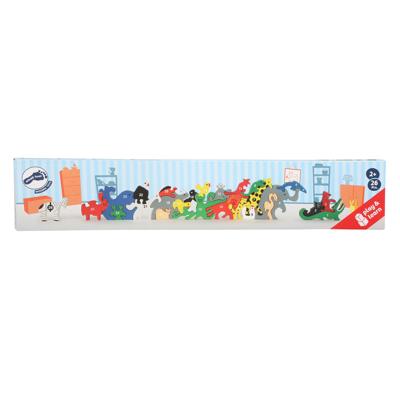 Small Foot dieren letters en cijfers balansspel, 26dlg.