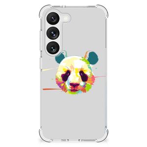 Samsung Galaxy S23 Stevig Bumper Hoesje Panda Color