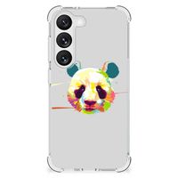 Samsung Galaxy S23 Stevig Bumper Hoesje Panda Color