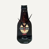 Wandklok - Guinness bier klok - bruin - 22,5 x 9 cm - thumbnail