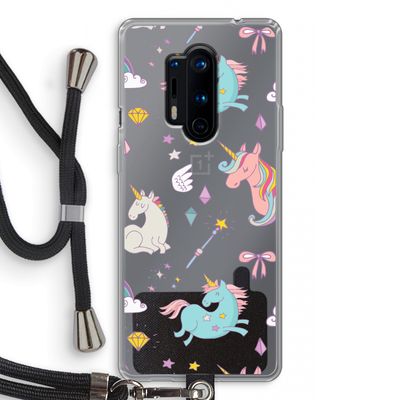 Fantasiewereld: OnePlus 8 Pro Transparant Hoesje met koord