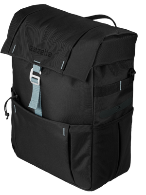 Gazelle Enkele fietstas - black / light olive