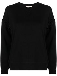 Ulla Johnson sweat Cori à détail en crochet - Noir