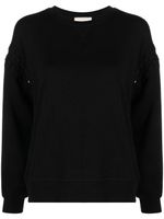 Ulla Johnson sweat Cori à détail en crochet - Noir