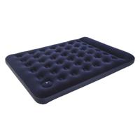 Bestway Dubbel Matras met Voetpomp 203x152x28 cm Opblaasbaar en Camping 67226