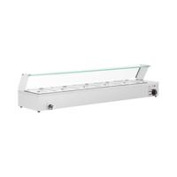 Bain Marie - 2,000 W - 5 GN 1/2 - Aftapkraan - Glasbeschermer Bain Marie - 2,000 W - 5 GN 1/2 - Aftapkraan - Glasbeschermer