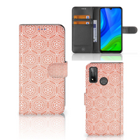 Huawei P Smart 2020 Telefoon Hoesje Pattern Orange - thumbnail